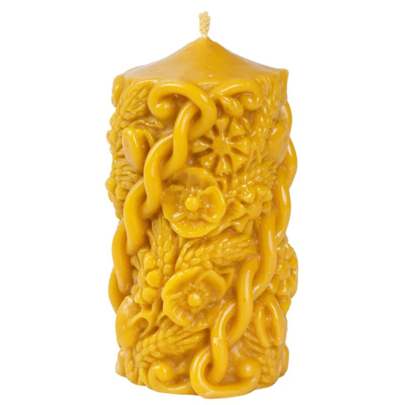 Świeca Roślinny Walec