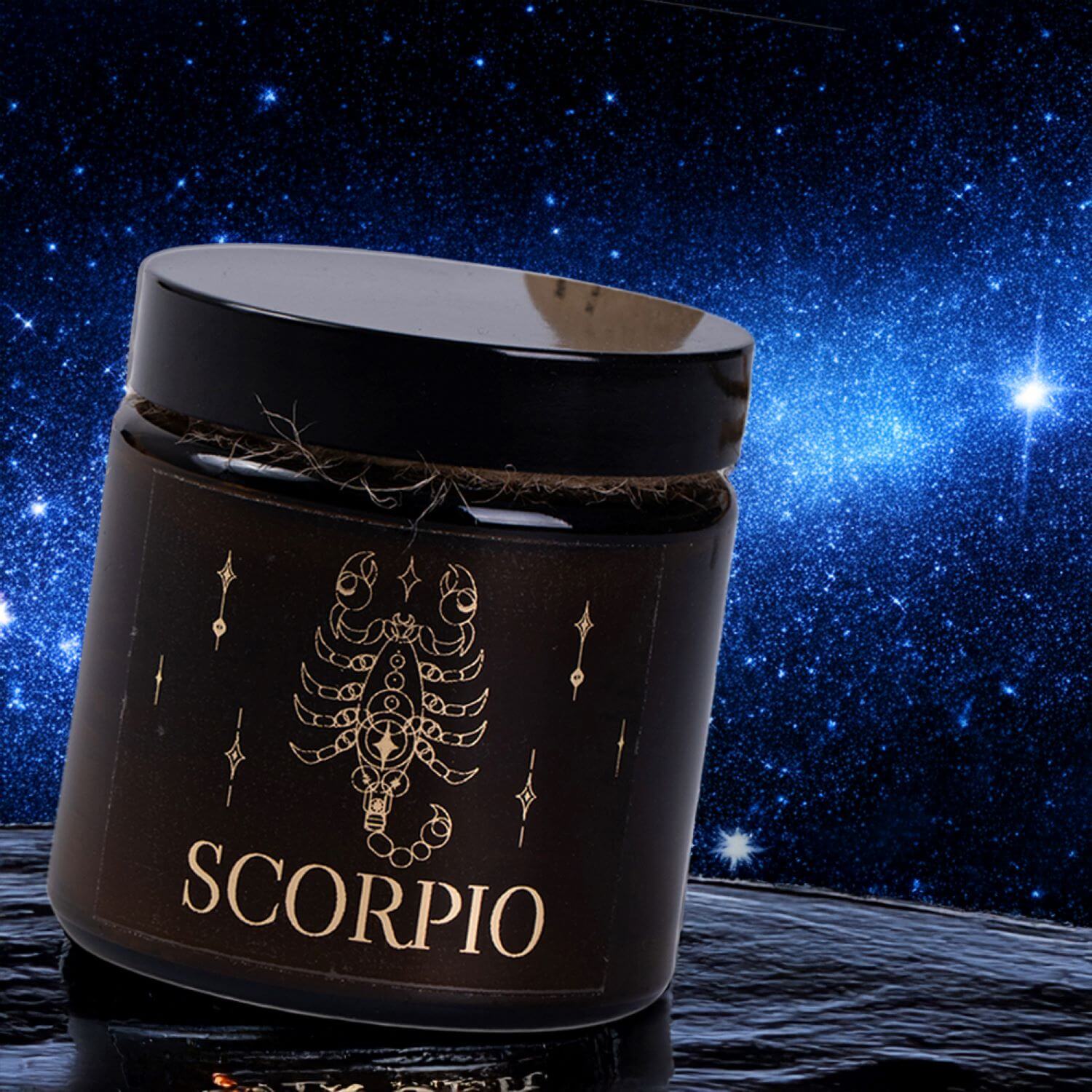 Świeca w Słoiku Znak Zodiaku Skorpion - obrazek 3