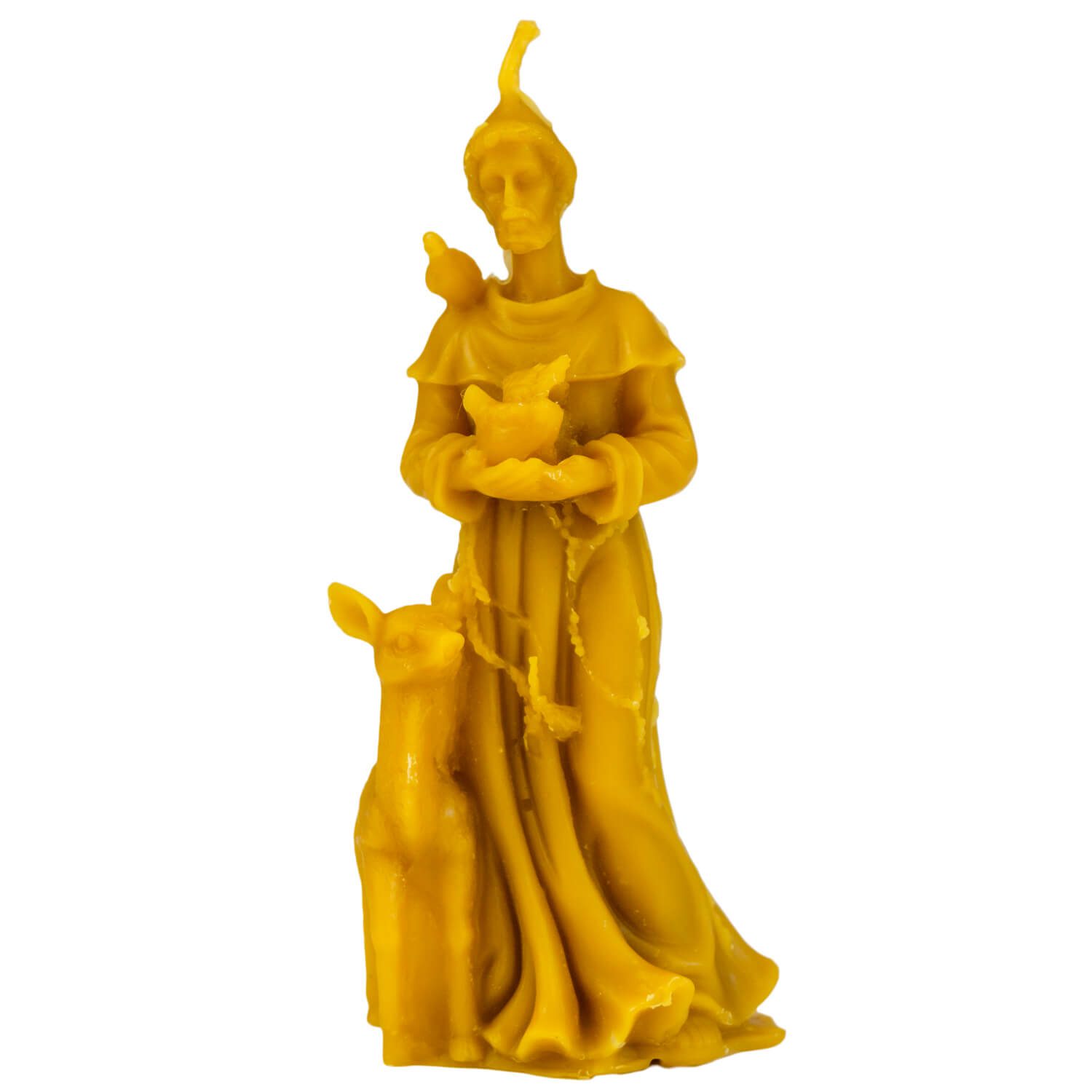 Świeca/Rzeźba Święty Franciszek
