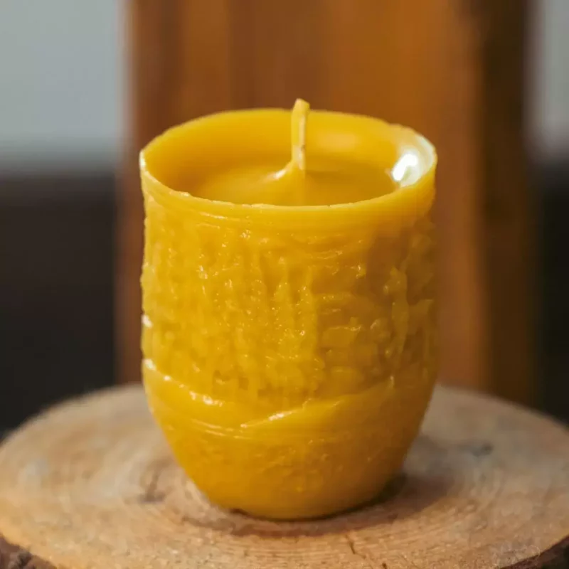 Świeca Kielich Świeczka z Wosku Pszczelego