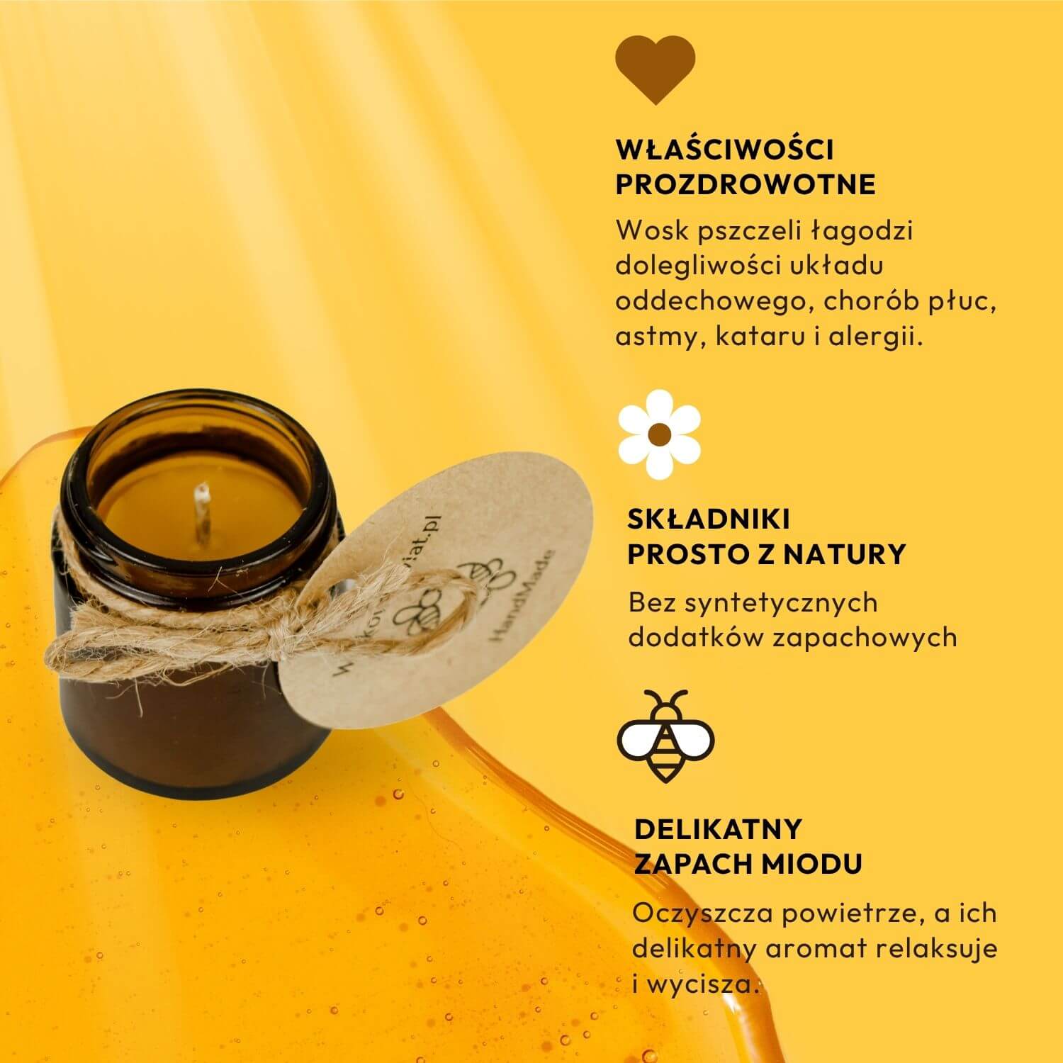 Świeca w Brązowym Słoiku 30 ml - obrazek 5