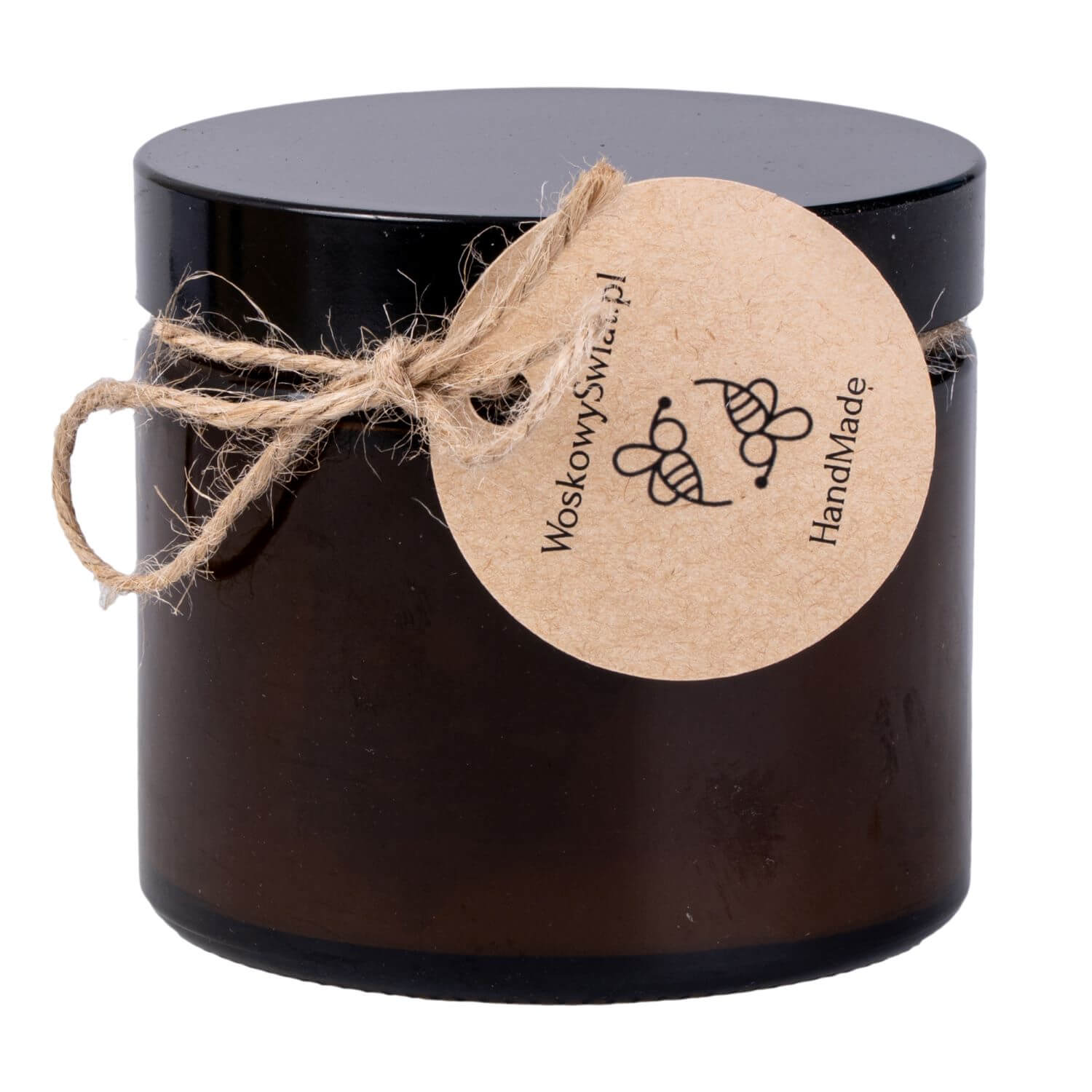 Świeca w Brązowym Słoiku 250 ml 2 Knoty - obrazek 2
