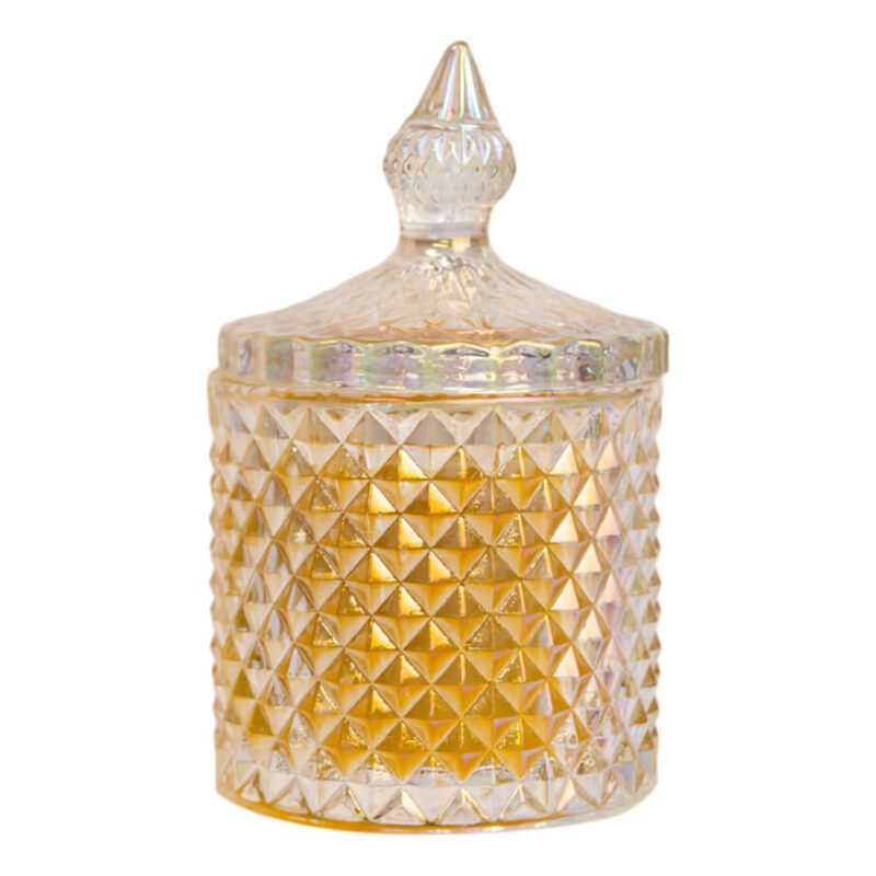 Świeca w Holograficznym Pojemniku Kryształowym 300 ml