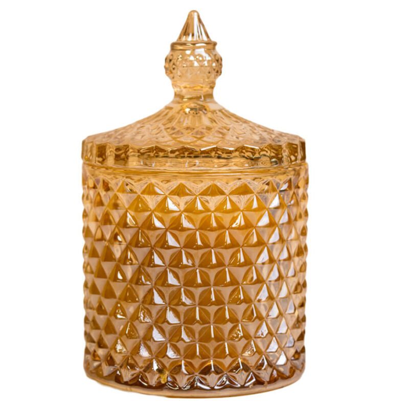 Świeca w Miedzianym Pojemniku Kryształowym 300 ml