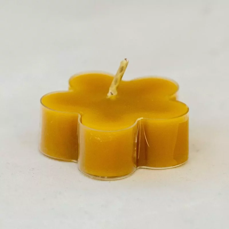 Podgrzewacz Tealight Stokrotka Świeczka z wosku pszczelego