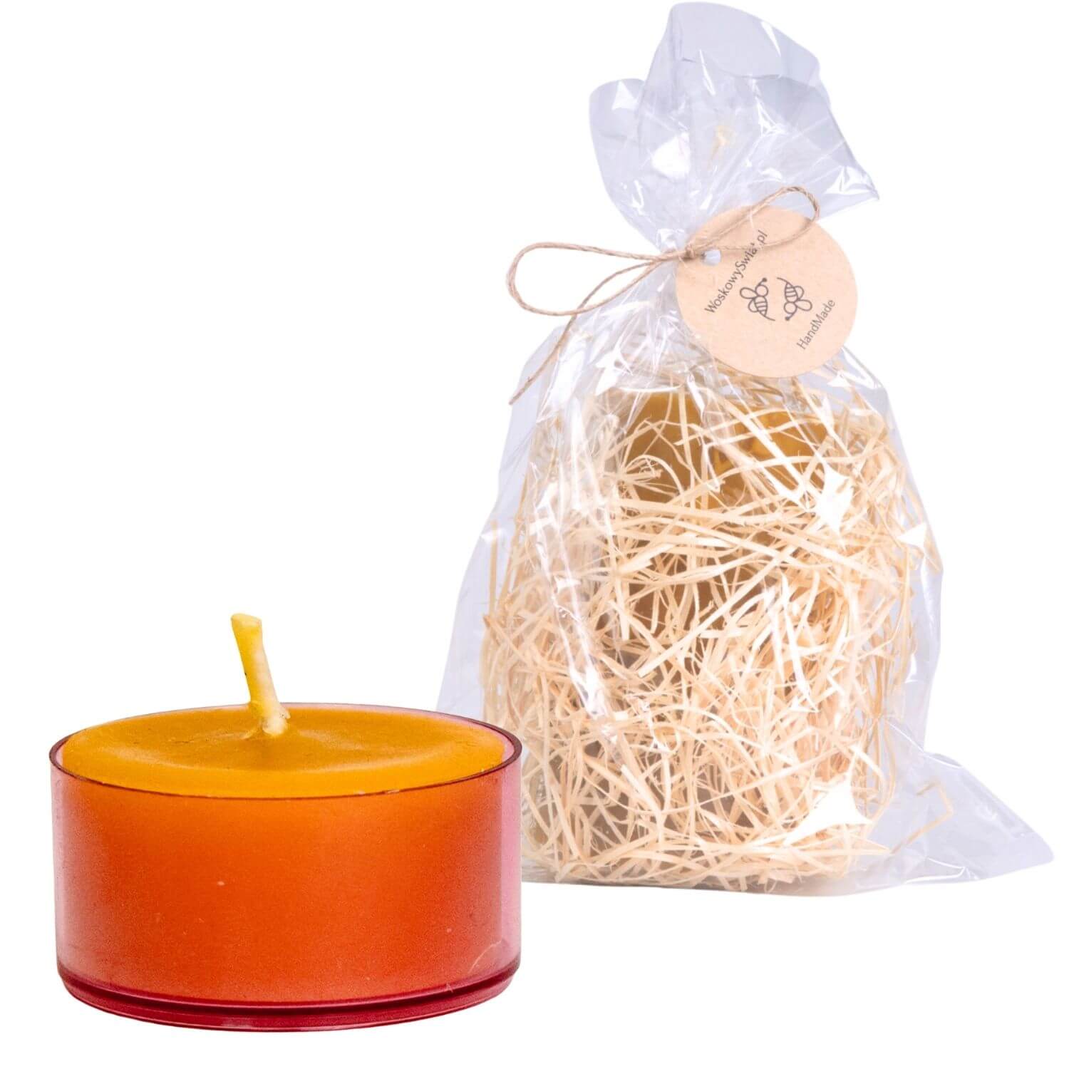 Podgrzewacz Tealight w Różowym Plastikowym Pojemniku - obrazek 2