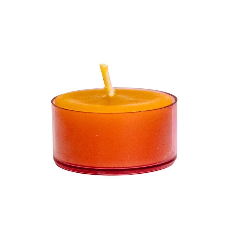 Podgrzewacz Tealight w Różowym Plastikowym Pojemniku