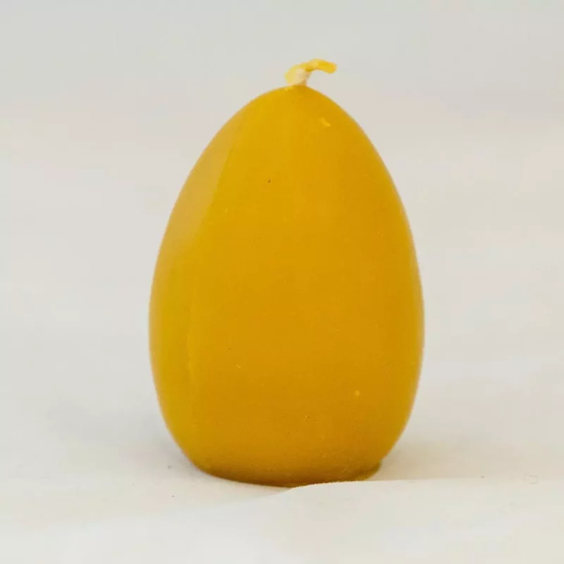 Świeca Jajko Klasyczne Duże Świeczka z wosku pszczelego