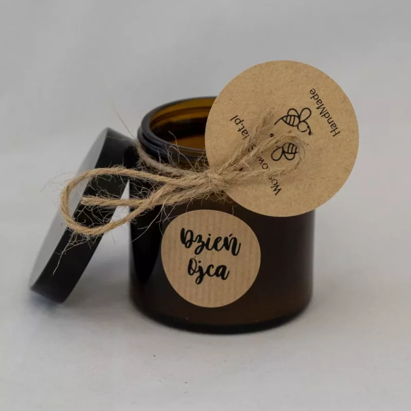 Świeca Na Dzień Ojca Świeczka z wosku pszczelego