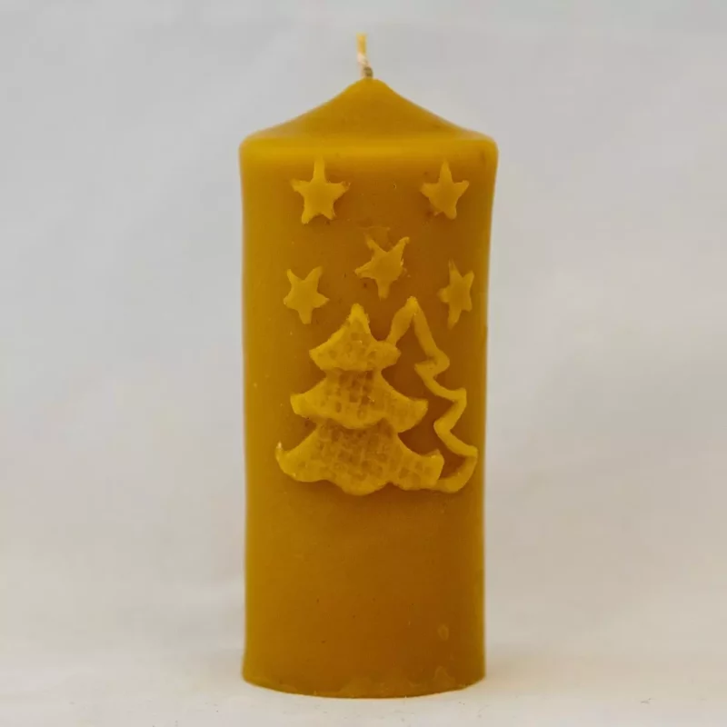 Świeca Noworoczna Świeczka z wosku pszczelego