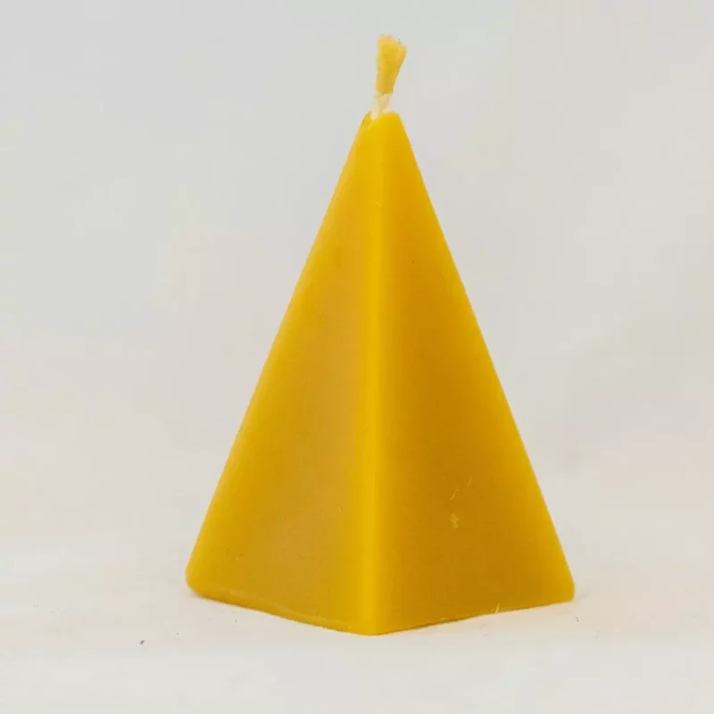 Świeca Ostrosłup Świeczka z wosku pszczelego