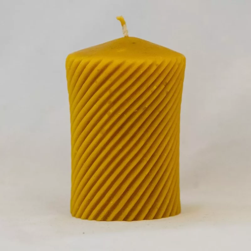Świeca Spiralny Walec Świeczka z wosku pszczelego