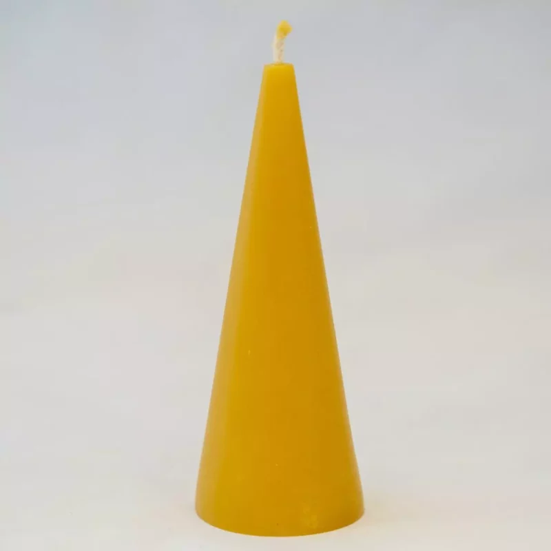 Świeca Stożek Świeczka z wosku pszczelego
