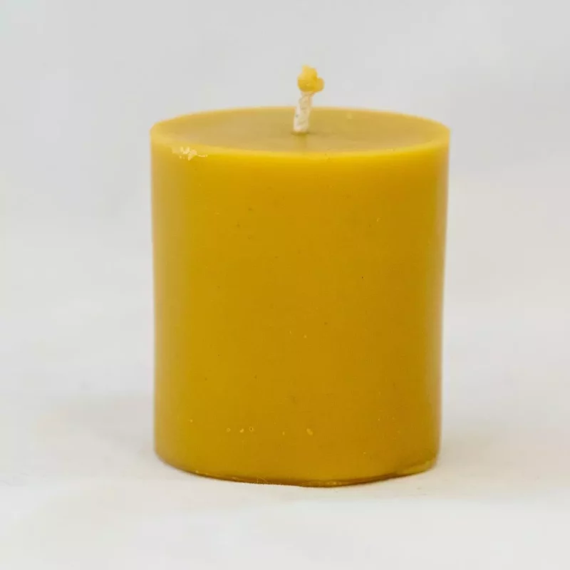 Świeca Walec Gładki Szeroki Świeczka z wosku pszczelego