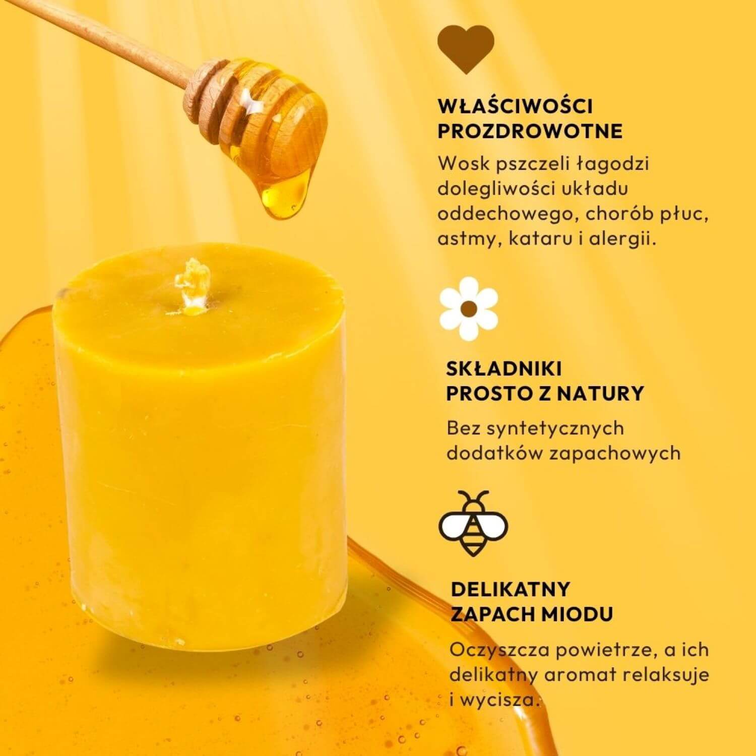 Świeca Walec Gładki Szeroki - obrazek 6