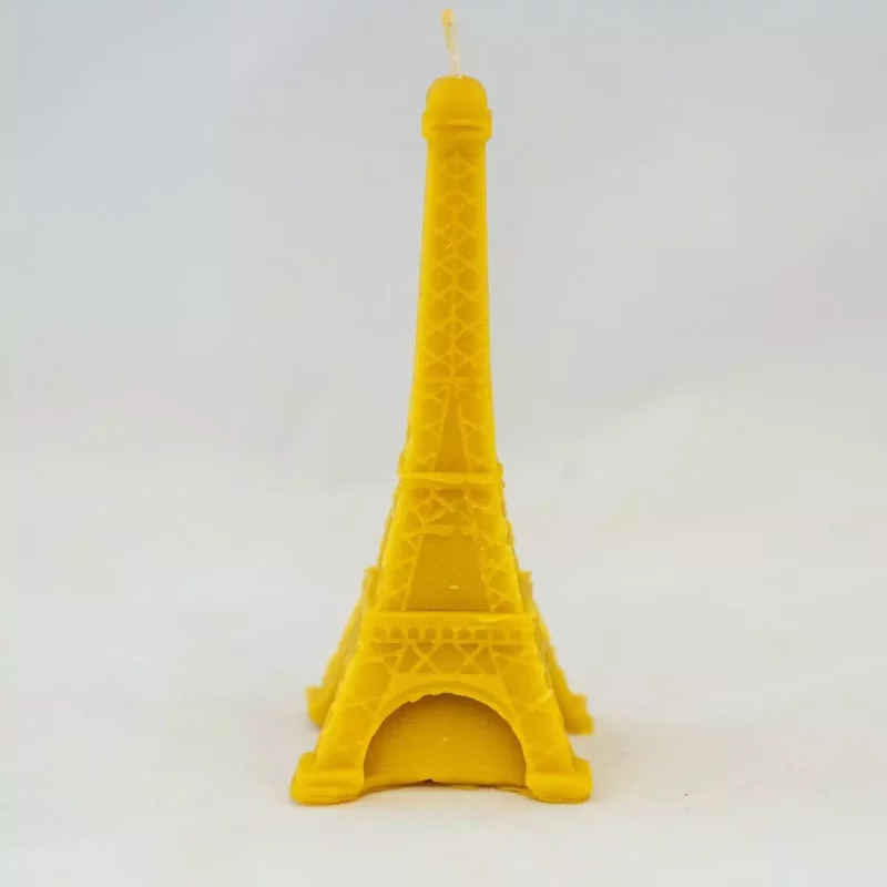 Świeca Wieża Eiffla Świeczka z wosku pszczelego